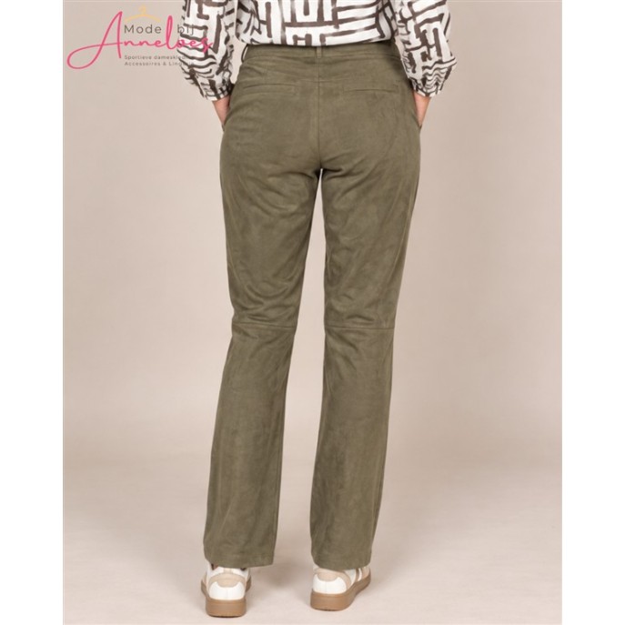 ZOSO Broek Cato Suedine Groen